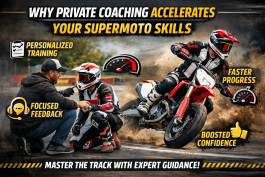 Why Private Coaching Accelerates Your Supermoto Skills